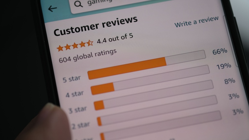 Recensioni Amazon con le stelle